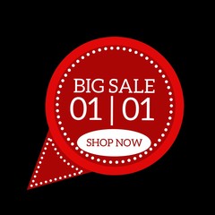 best choice label on red background