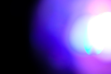 color highlight on a black background. beautiful light for design