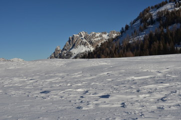 Montagna innevata