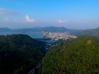 Fototapeta na wymiar Aerial Views of Phuket Thailand