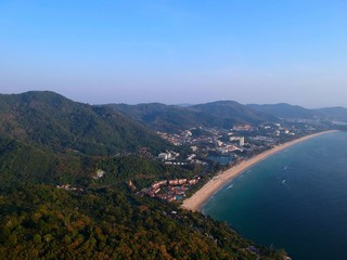 Fototapeta na wymiar Aerial Views of Phuket Thailand