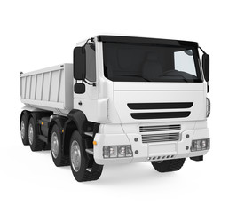 Tipper Dump Truck Isolated