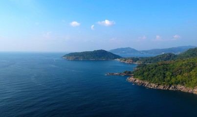Aerial Panoramic Views of Phuket Thailand 