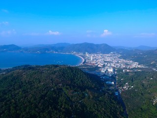 Aerial Panoramic Views of Phuket Thailand 