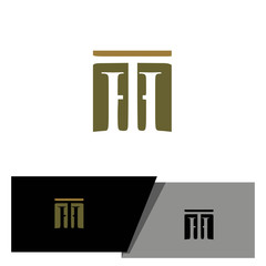 creative and simple Letter TH logo