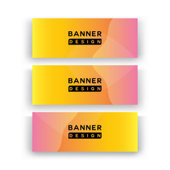 sale banner design with full color