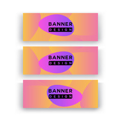 sale banner design with full color