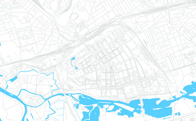 Brest, Belarus bright vector map