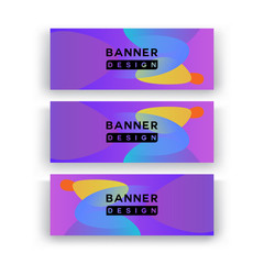 sale banner design with full color
