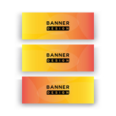 sale banner design with full color