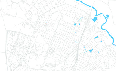 Barysaw, Belarus bright vector map