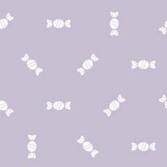 Wrapping paper - Seamless pattern of sweet candy for vector graphic design
