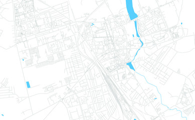 Lida, Belarus bright vector map
