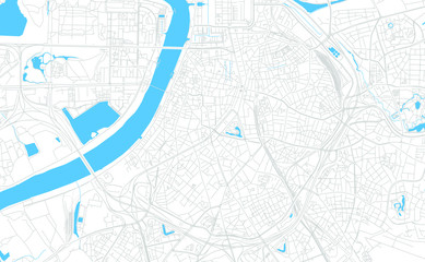 Antwerp , Belgium bright vector map