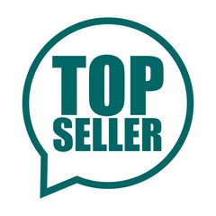 green vector banner top seller