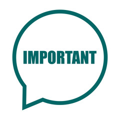 green vector banner important