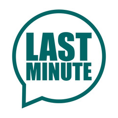 green vector banner last minute