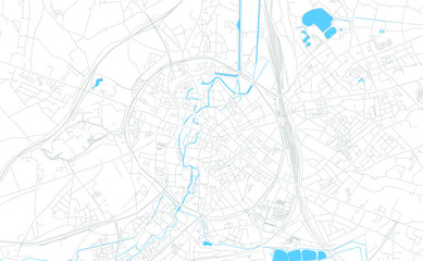 Leuven , Belgium bright vector map