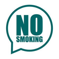 green vector banner no smoking