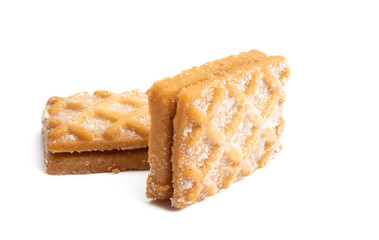 cookies with jam Isolated