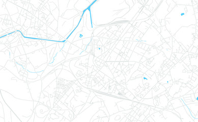 La Louviere, Belgium bright vector map