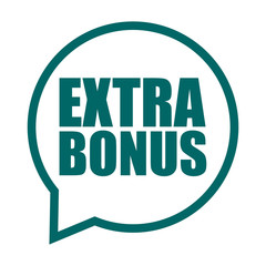 green vector banner extra bonus