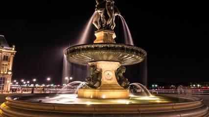 Fontaine, place de la Bourse, Bordeaux