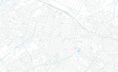 Fototapeta na wymiar Sofia, Bulgaria bright vector map
