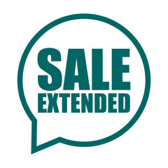 green vector banner sale extended