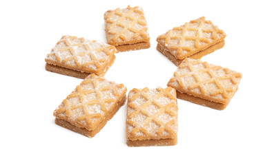 cookies with jam Isolated