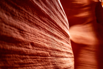 slot canyon, linien, geringe tiefenschärfe