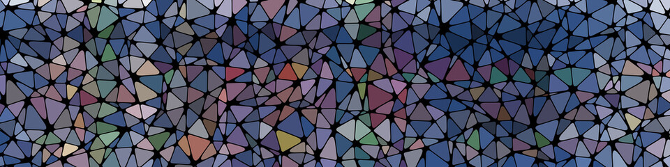 Abstract Low Polygon gradient Generative Art background illustration