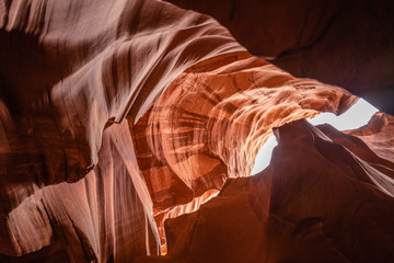 formationen eines slot canyon in arizona