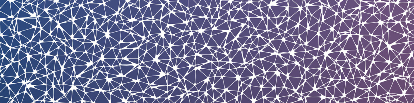 Abstract Low Polygon gradient Generative Art background illustration