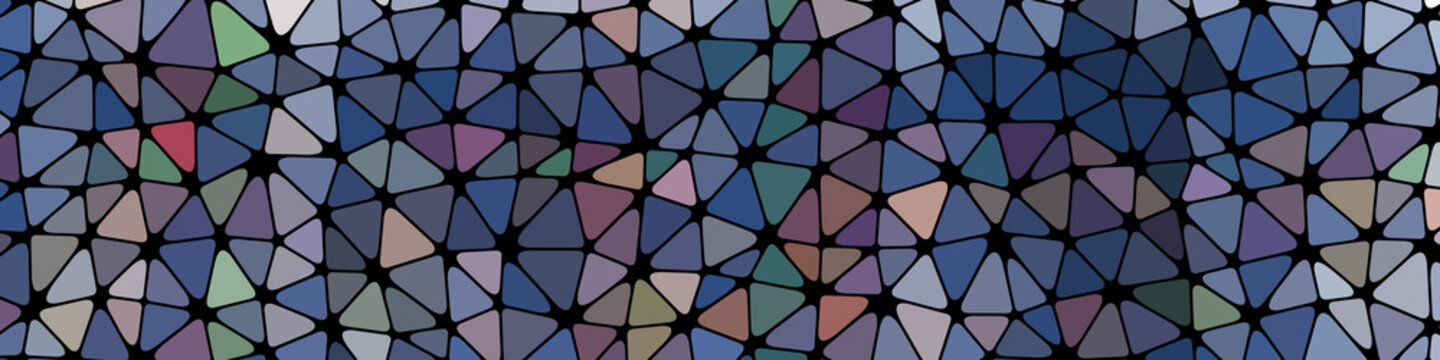 Abstract Low Polygon gradient Generative Art background illustration