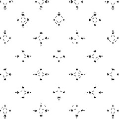 Seamless pattern in ornamental style. Geometric desing texture for gift.