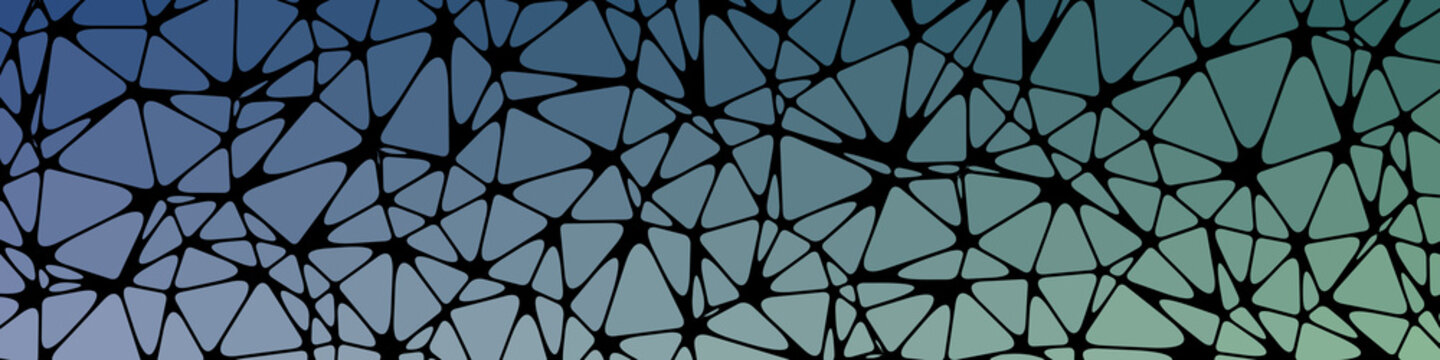 Abstract Low Polygon gradient Generative Art background illustration