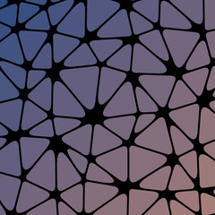 Naklejka premium Abstract Low Polygon gradient Generative Art background illustration