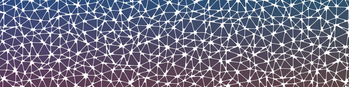 Abstract Low Polygon gradient Generative Art background illustration
