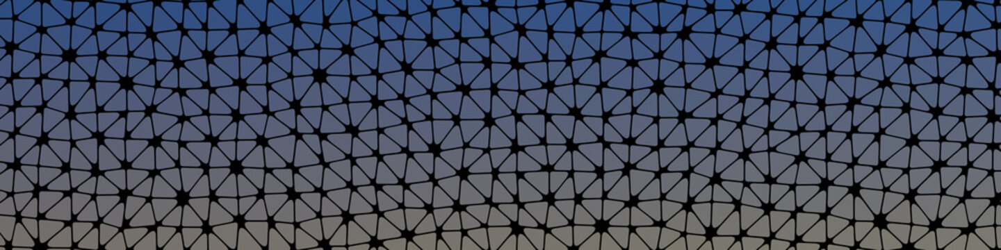 Abstract Low Polygon gradient Generative Art background illustration