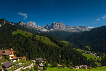 Fototapeta premium Alto Adige sunny day outdoor travel