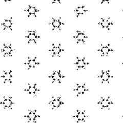 Seamless pattern in ornamental style. Geometric desing texture for gift.