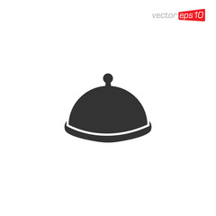 Dish Food Icon Design Illustration