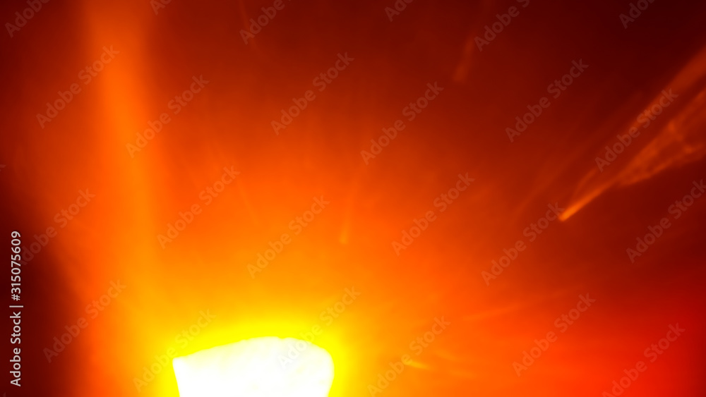 Poster color highlight on a black background. beautiful light for design