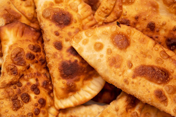 background of fried pies