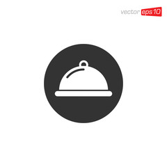Dish Food Icon Design Illustration