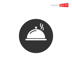 Dish Food Icon Design Illustration