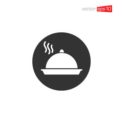 Dish Food Icon Design Illustration