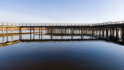 Plaża Bondary nad Zalewem Siemianówka , Podlasie, Polska