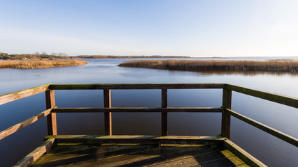 Plaża Bondary nad Zalewem Siemianówka , Podlasie, Polska